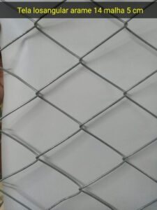 Telas Losangulares 14x5 cm Ar. 14 malha 5 cm