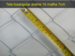 Telas Losangulares 16x7 cm Ar. 16 malha 7cm